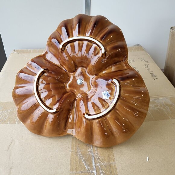 Vintage Belgo Canadian Pottery Serving Tray Mid Century 1960’s GUC "BIN B" - Picture 6 of 12